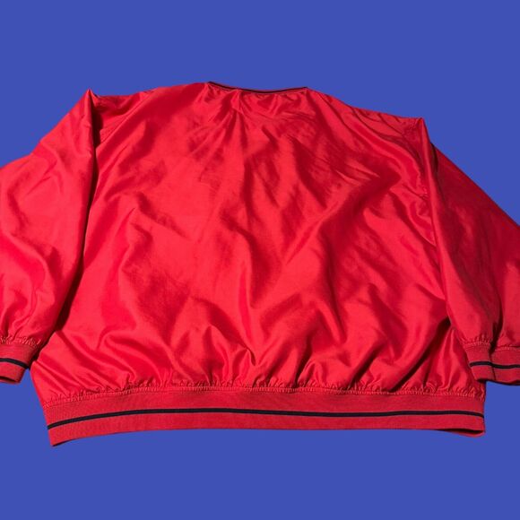 Nebraska Cornhuskers Football Windbreaker Pullover Size Men’s XXL Pro Edge Red - Picture 7 of 10